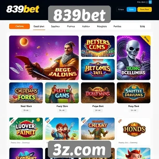 839bet apresenta novas opções de jogos online
